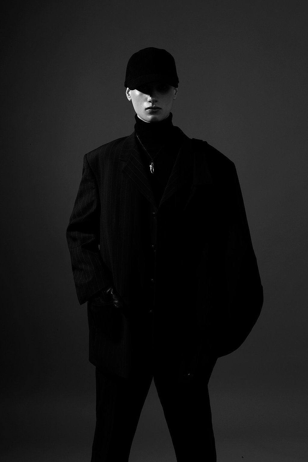 mannequin homme claire obscure portrait studio