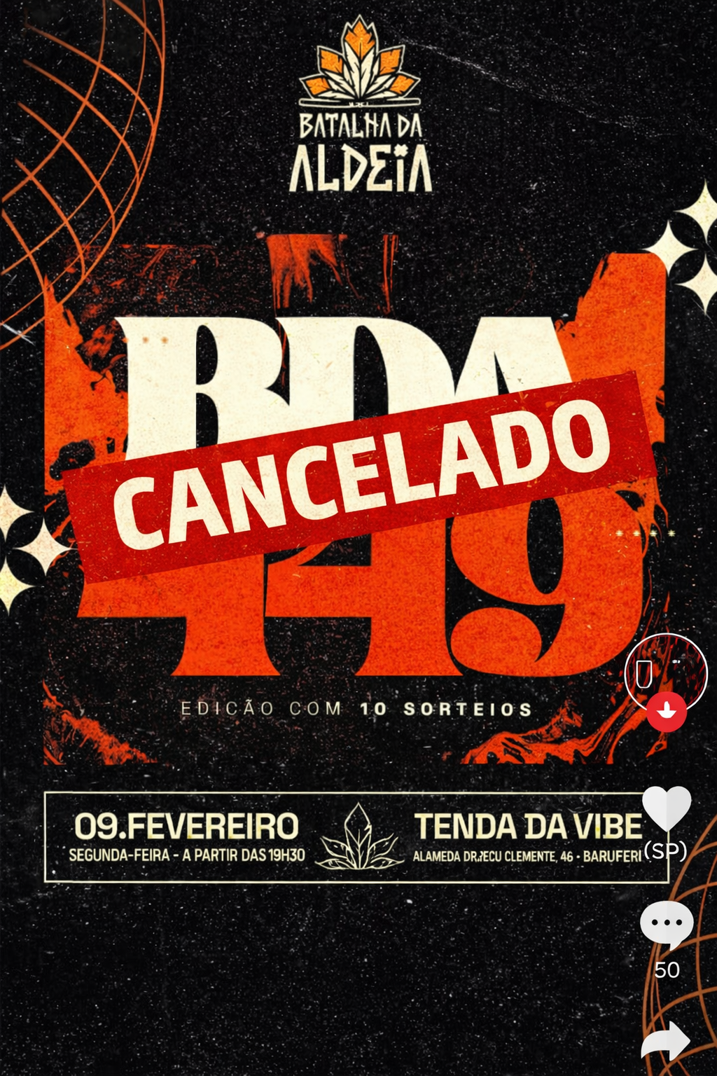 bda cancelada