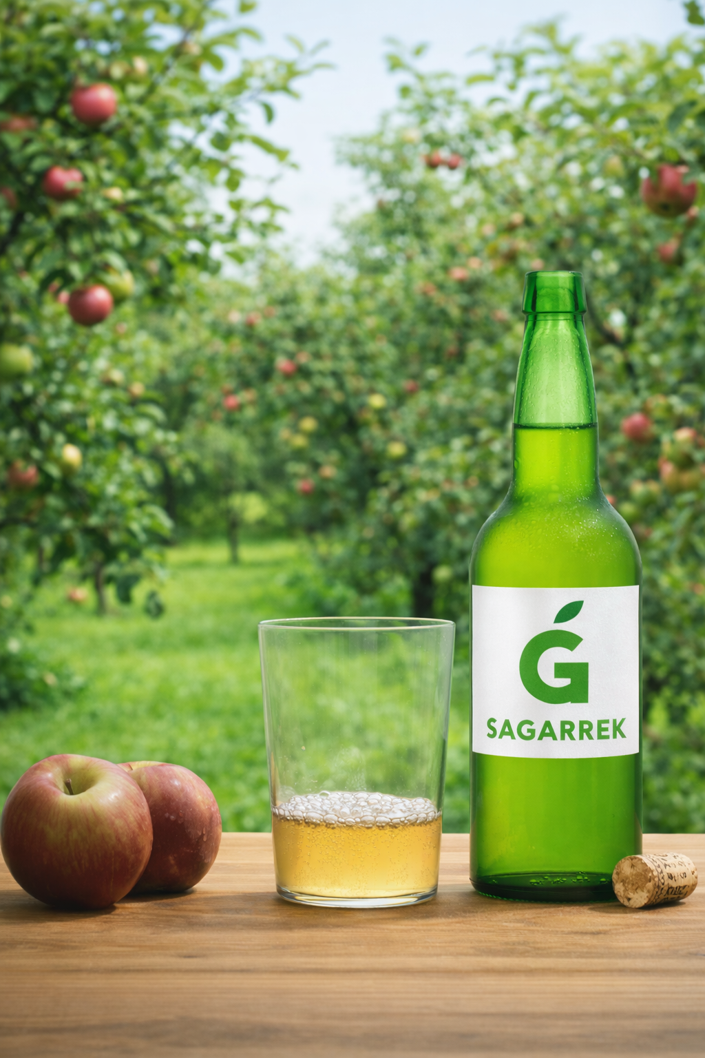 Botella de sidra