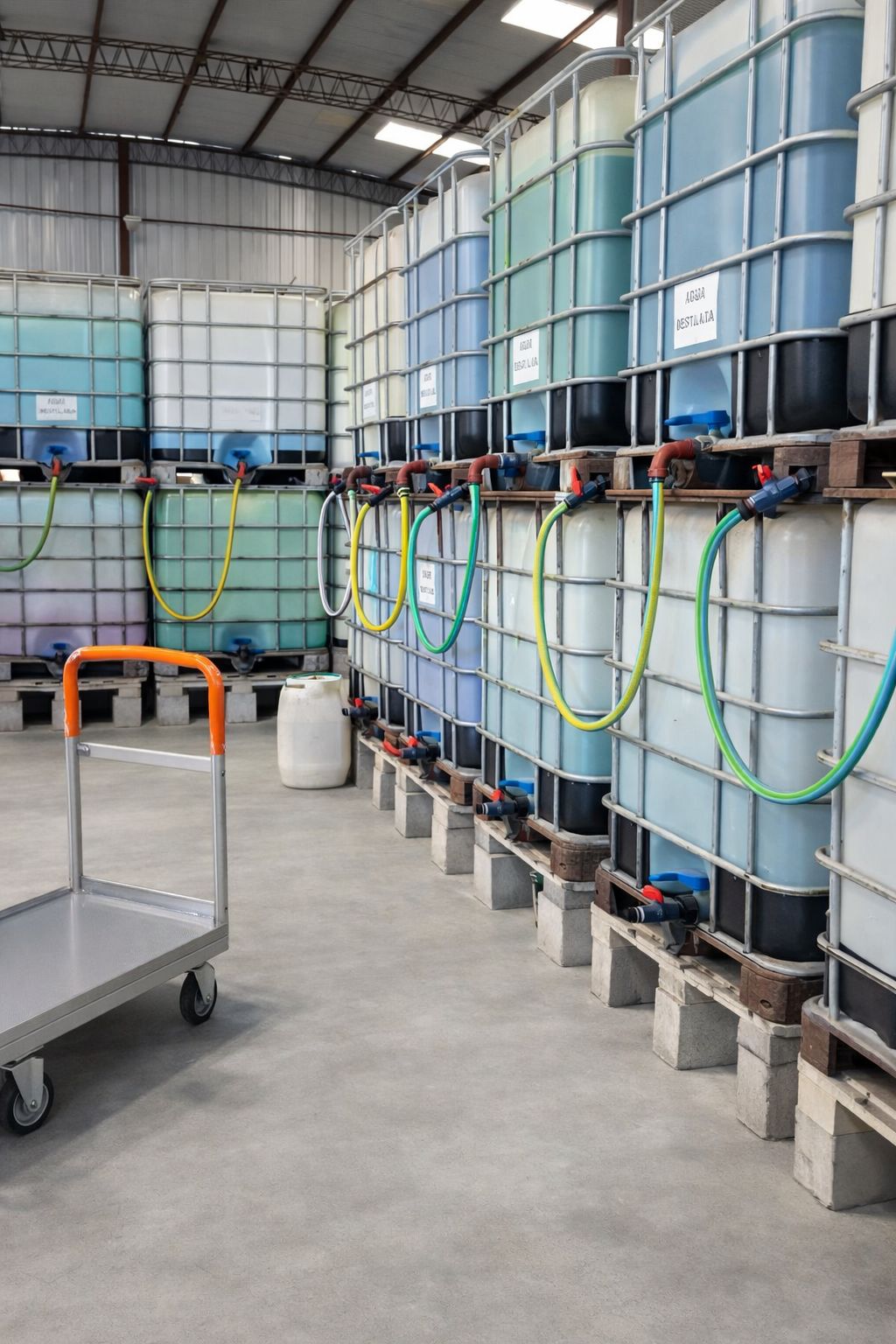 Contenedores de 1000 Litros de productos de limpieza -Quimicatys fabricante de productos de limpieza