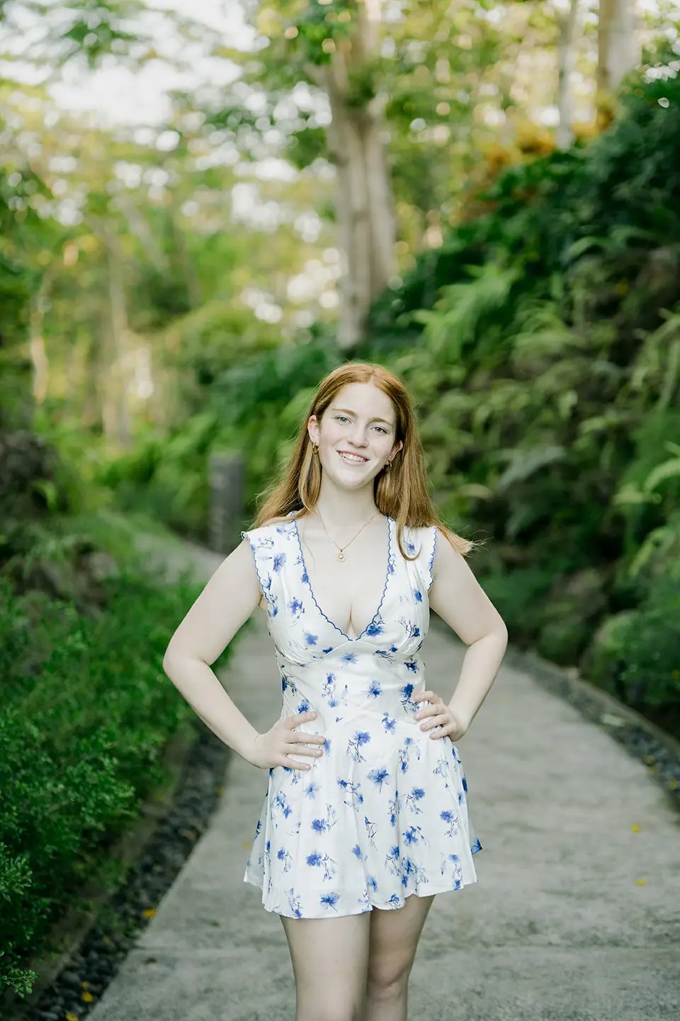 Daughter portrait captured during a family photography session at AYANA Resort Bali