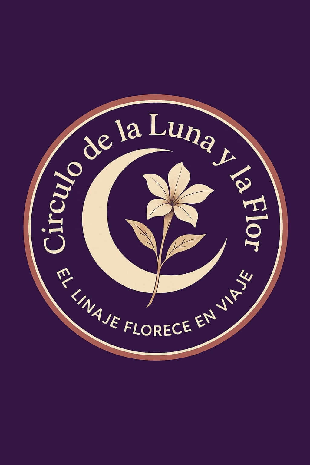 Círculo de la Luna y la flor