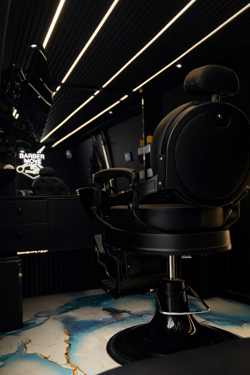 intérieur camion Barber Move