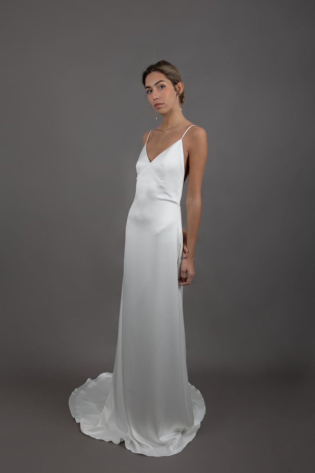 Vestido de novia lencero a medida