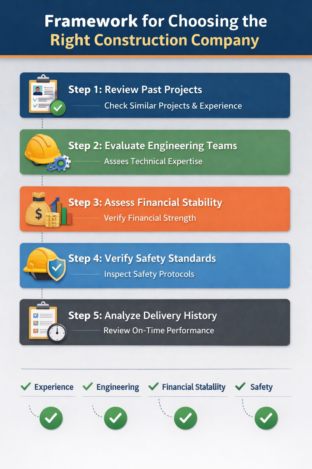 framework for selecting a construction company