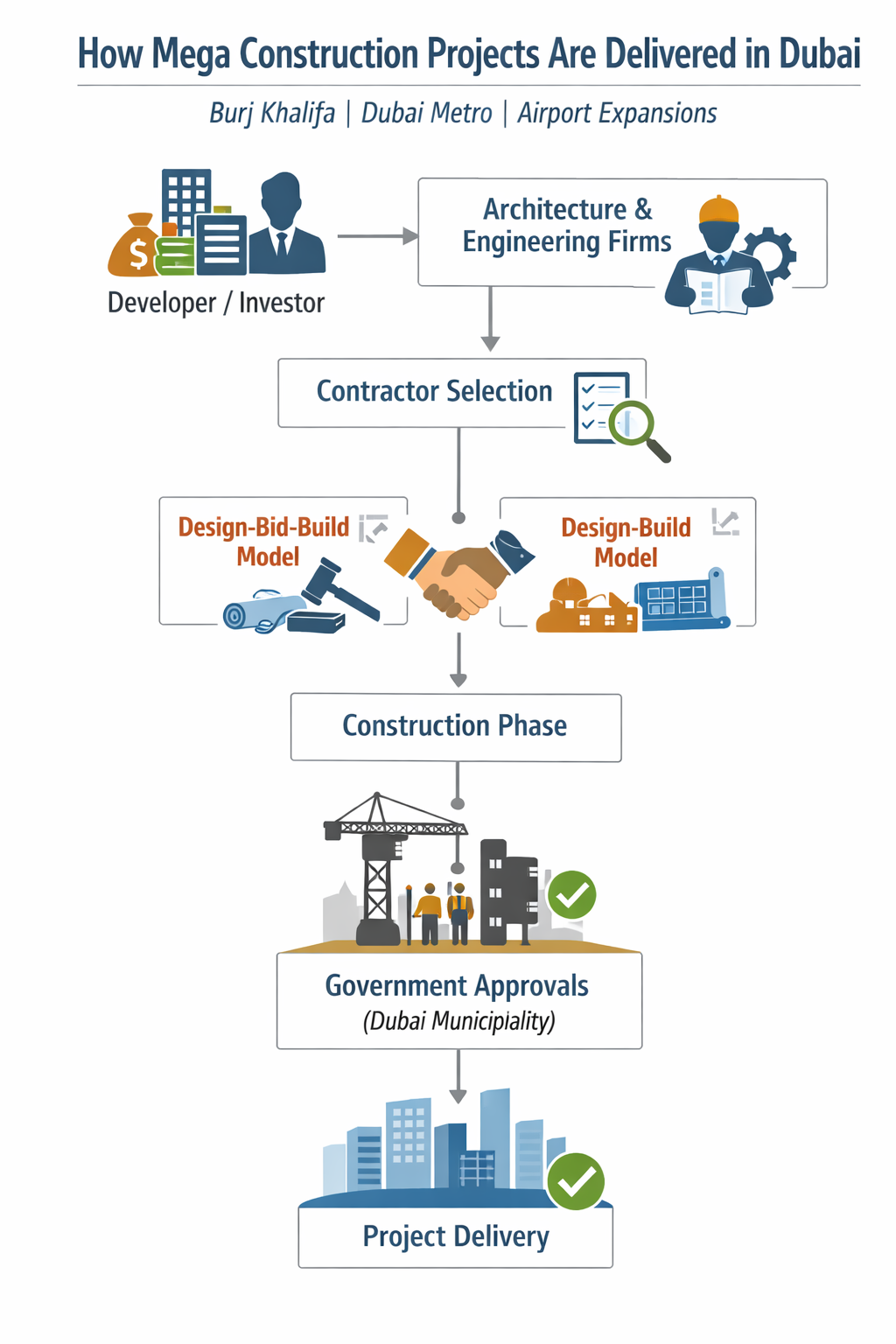 how mega projects are delivered in dubai