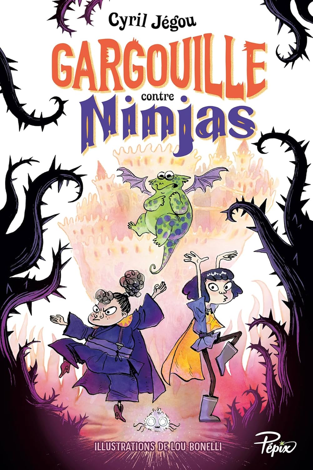 Première de couverture du roman Gargouille contre ninjas