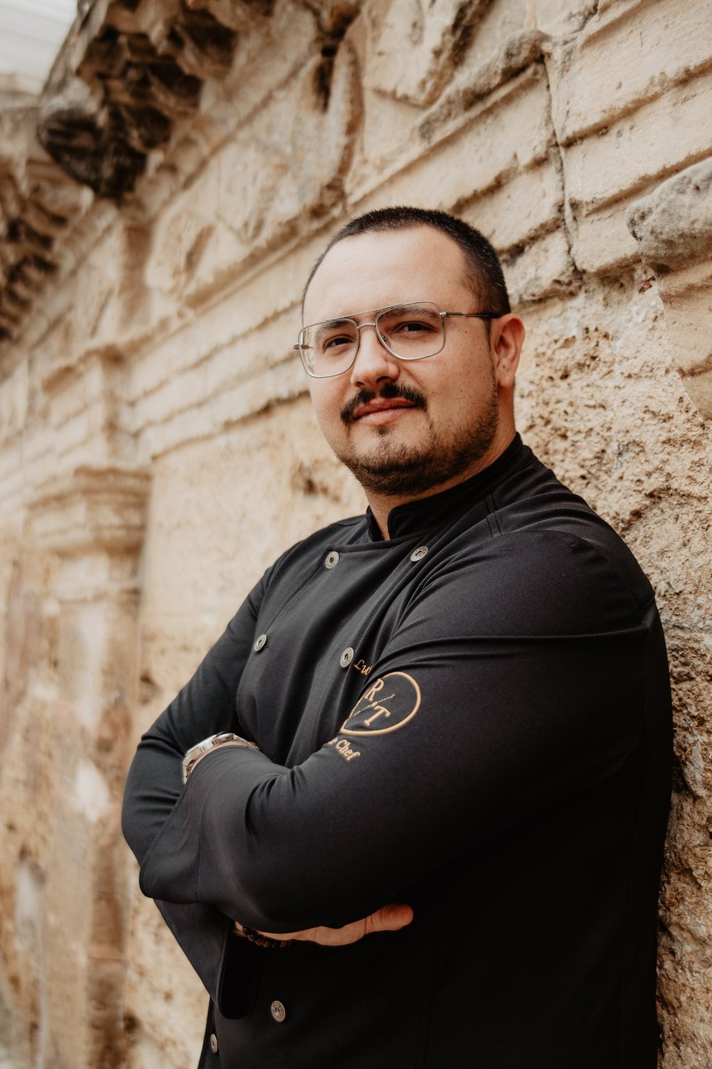 Private chef during a working day in the kitchen