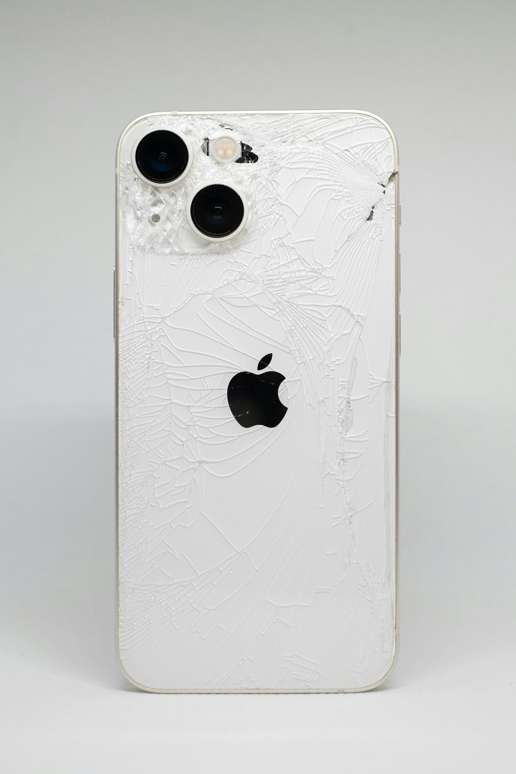 Shattered Back glass Phone