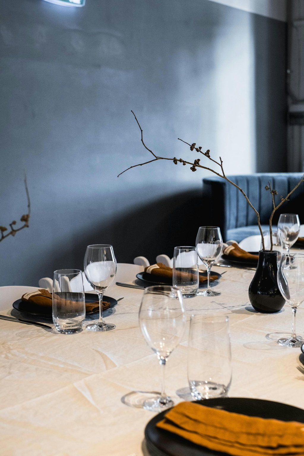 Table Decor Setup for a Function