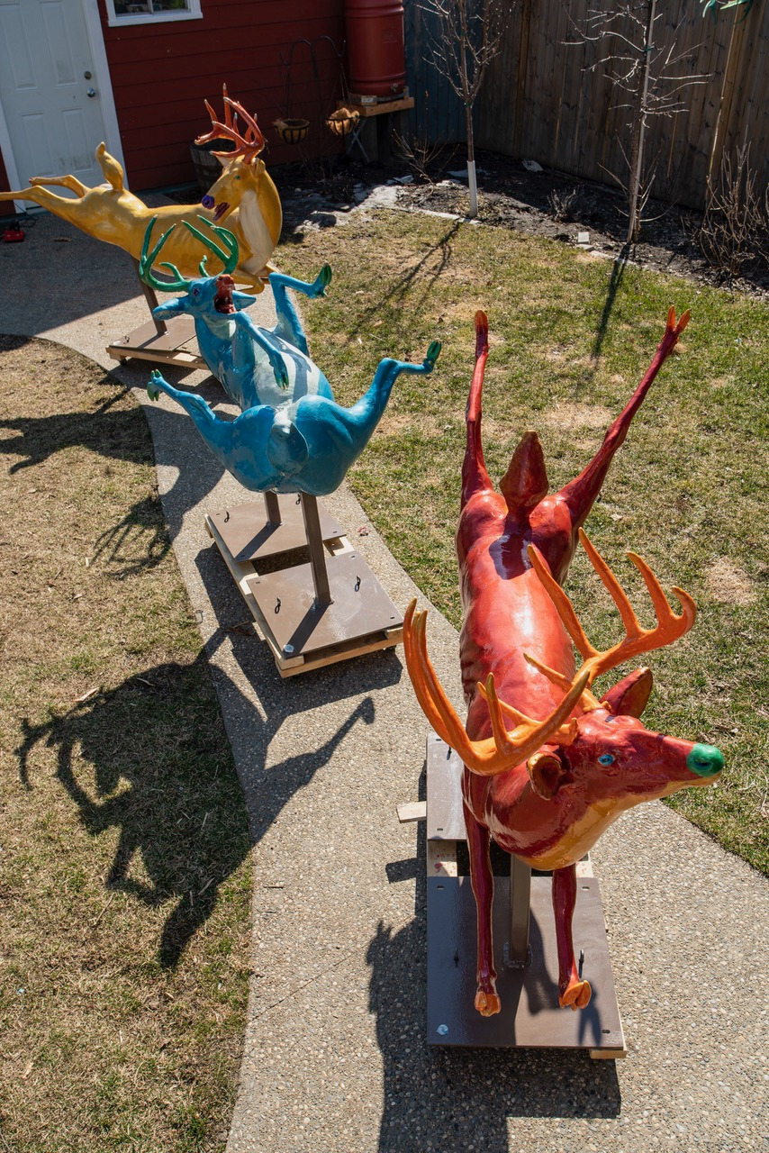 public art, Paul Freeman artist, valley line lrt art, animal art, unique original art,