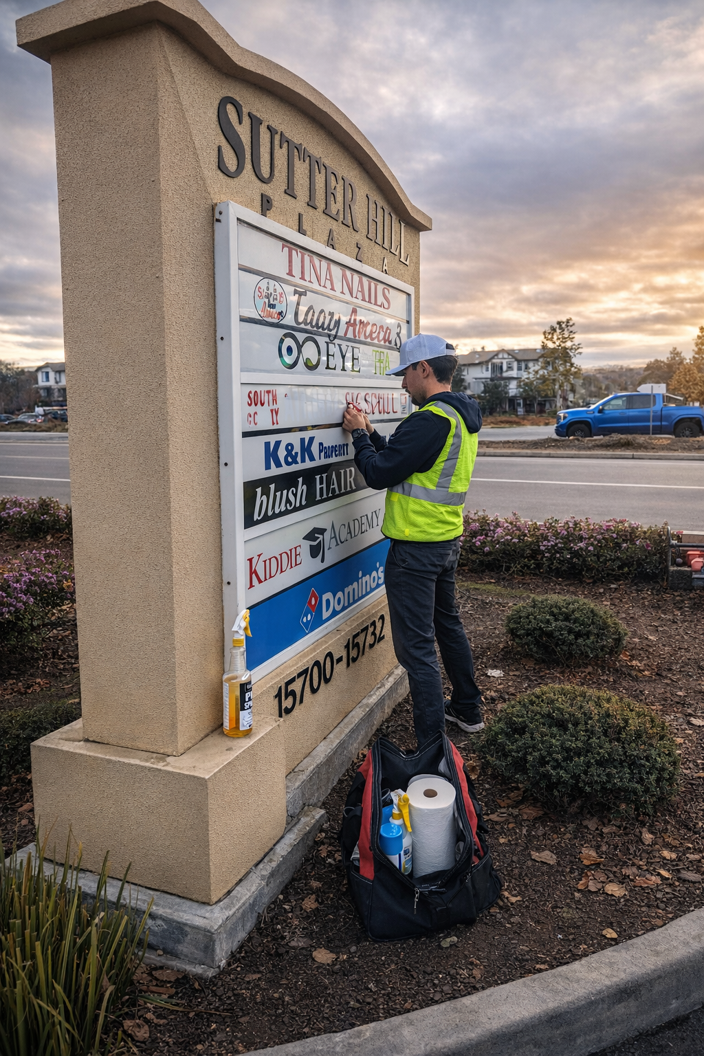 GC Power Design commercial sign repair in Santa Clara