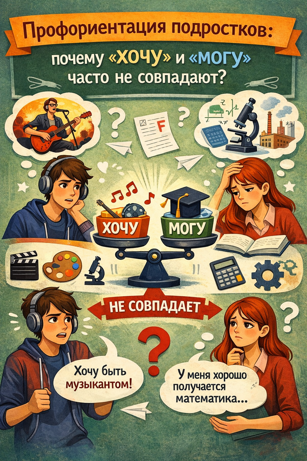 профориентация подростков