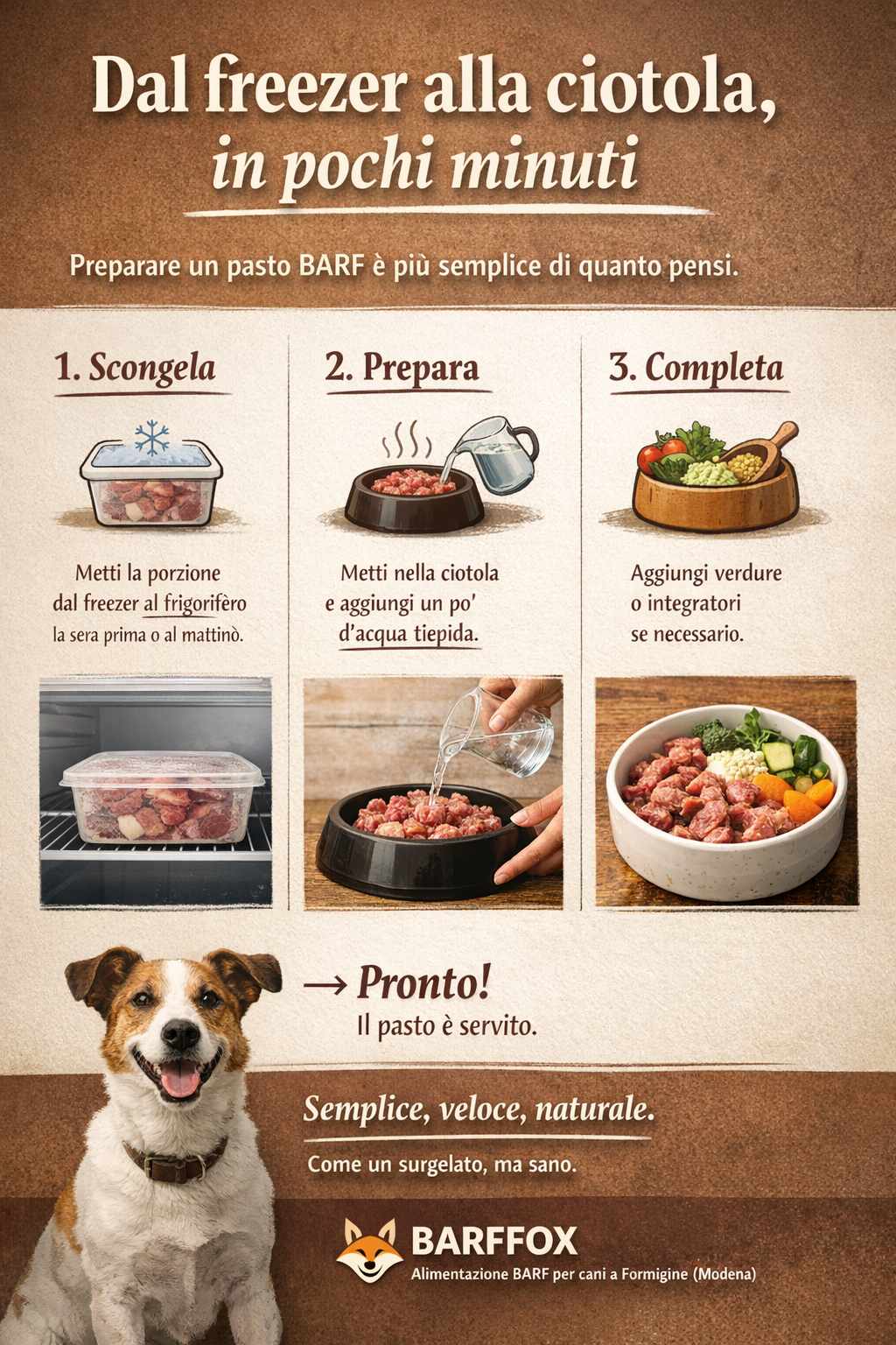 Volantino preparazione