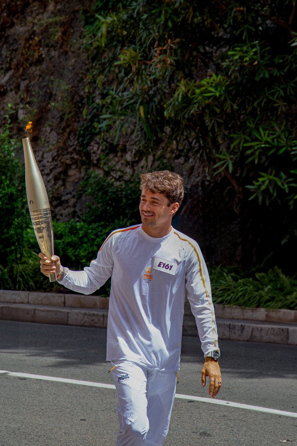 Charles Leclerc - Flamme Olympique