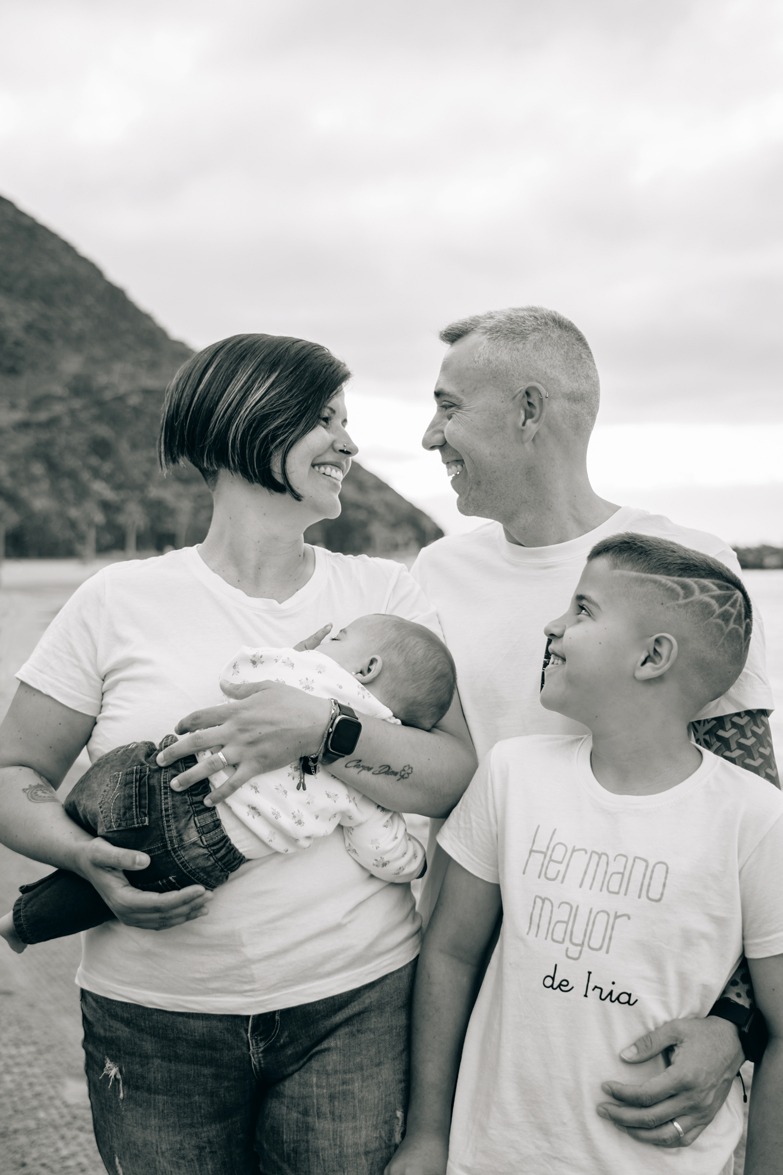 sesión famiiliar en Tenerife