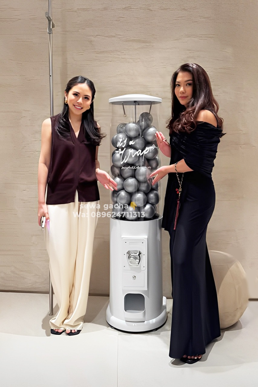 sewa mesin gachapon putih jabodetabek