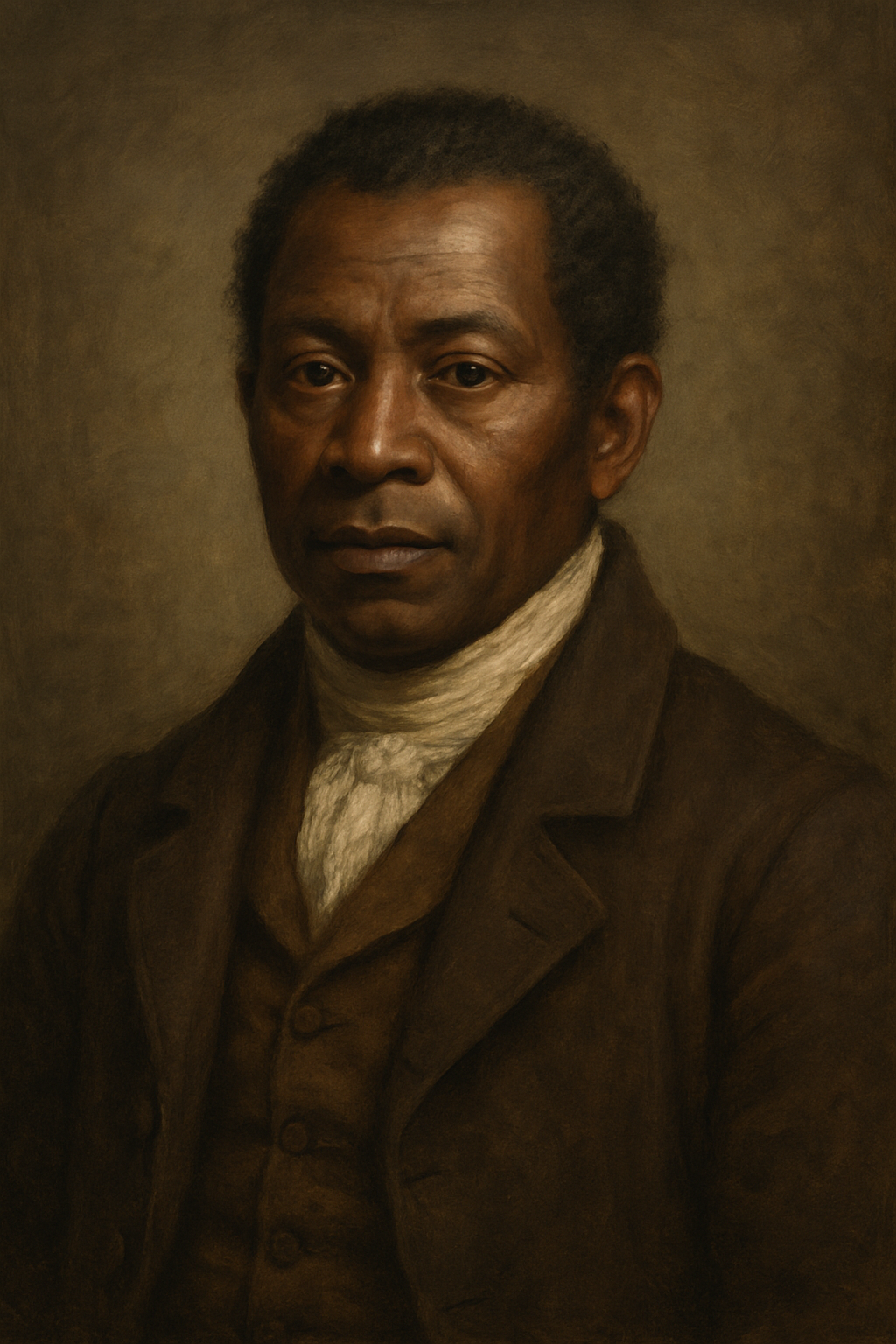 Image in the likeness of John Edmonstone taxidermist former slave who taught Charles Darwin