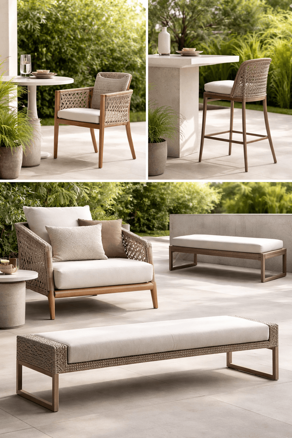 Móveis para casa: sofás, cadeiras, poltronas, mesas, balanços, banquetas, espreguiçadeiras, conchas