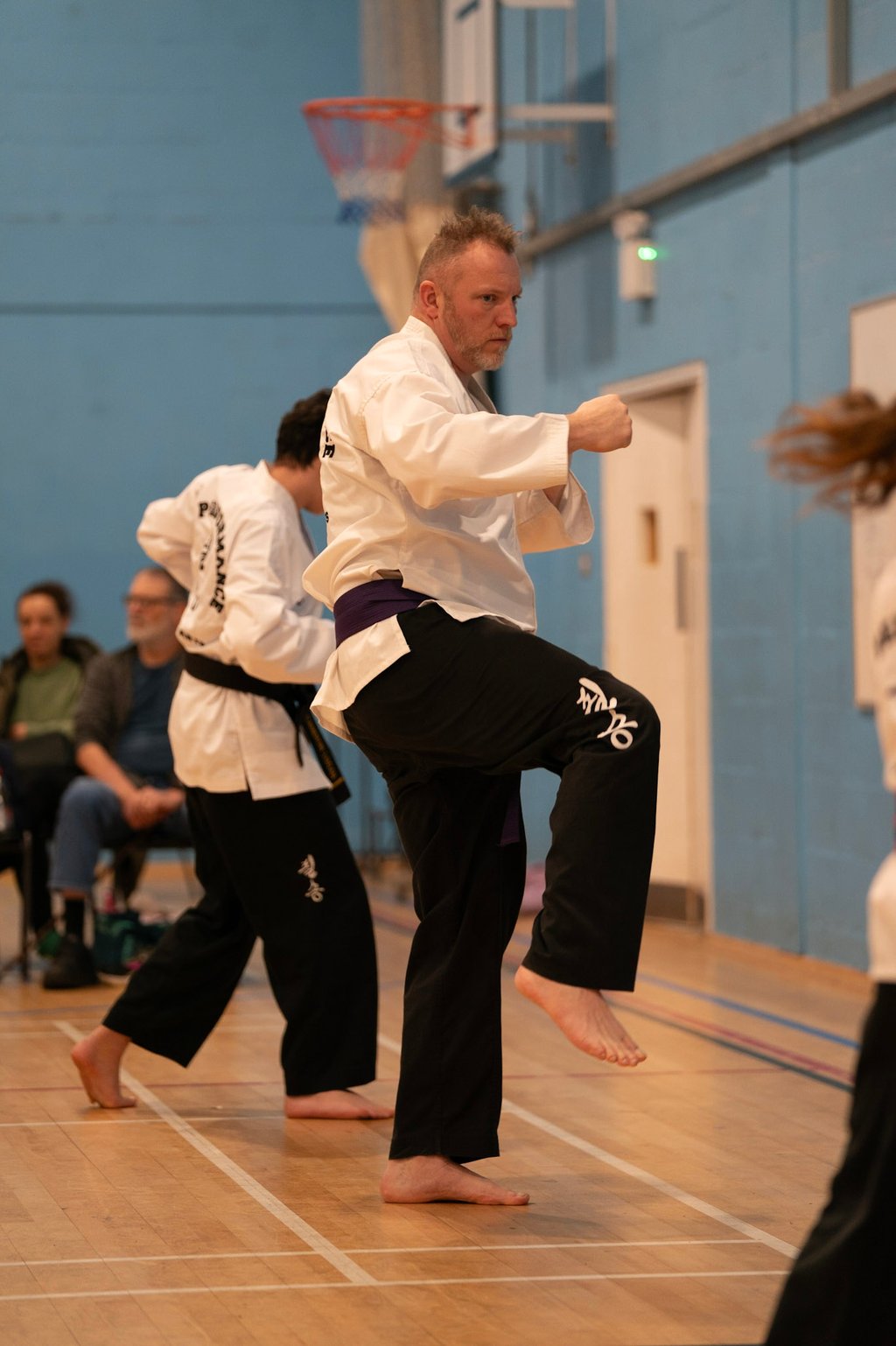 An adult training in Martial arts in our Tunbridge Wells classes.