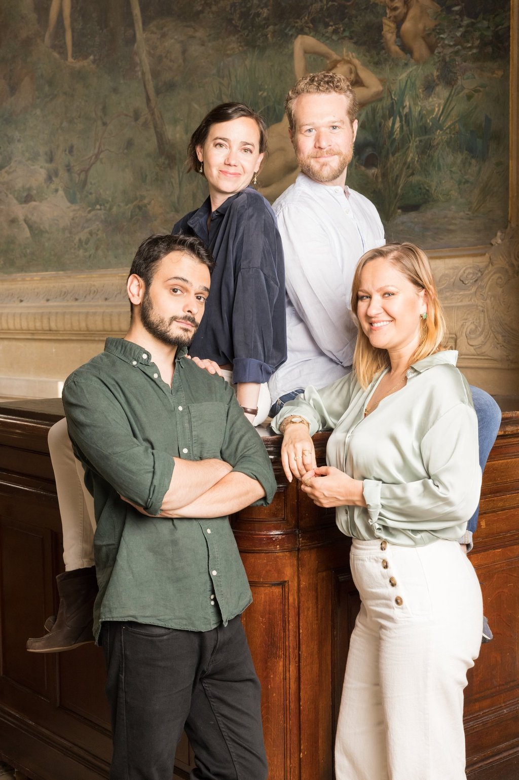 Photo des membres du quatuor lyrique Opale