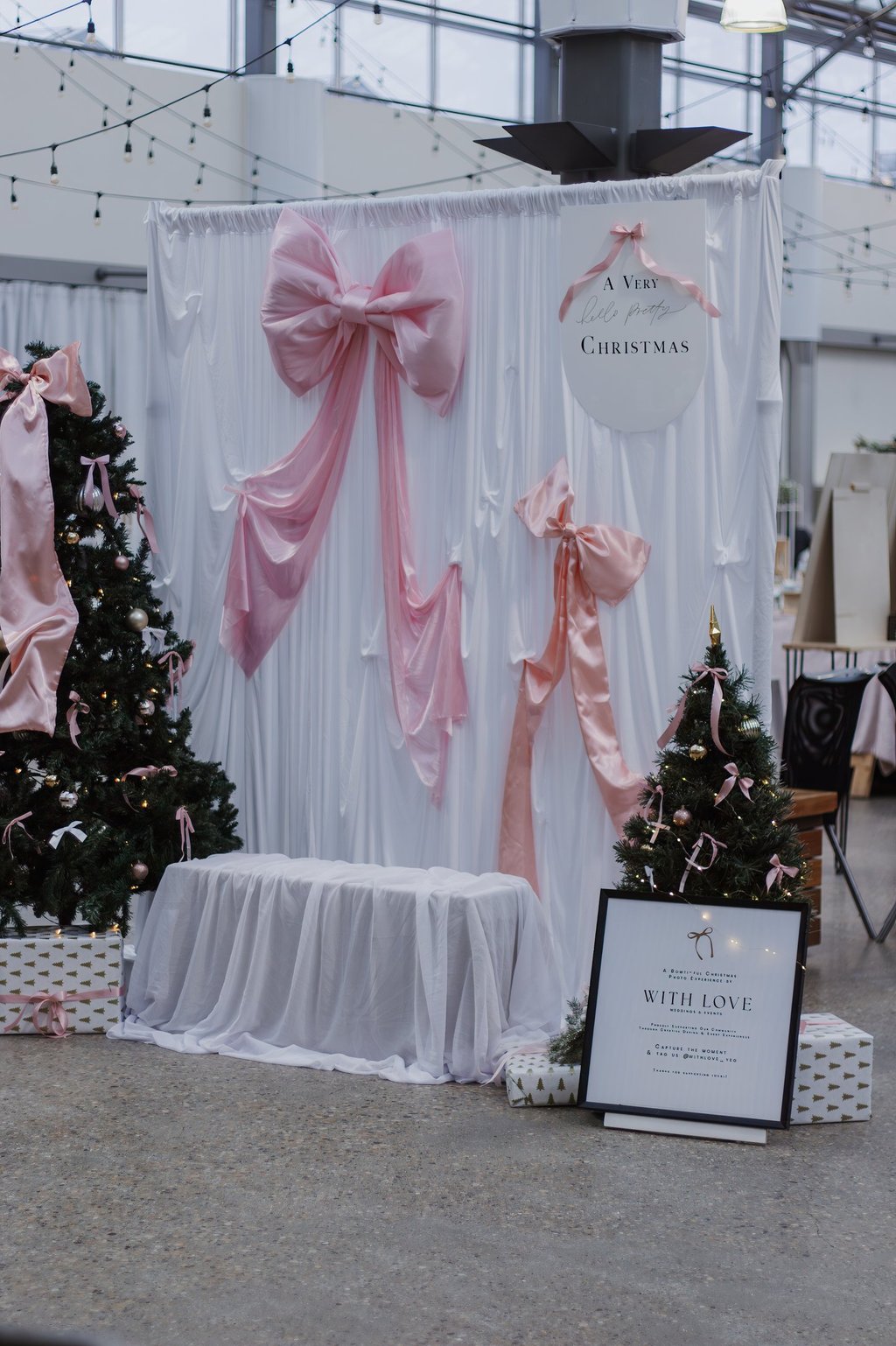 Creative brand installation designed by With Love