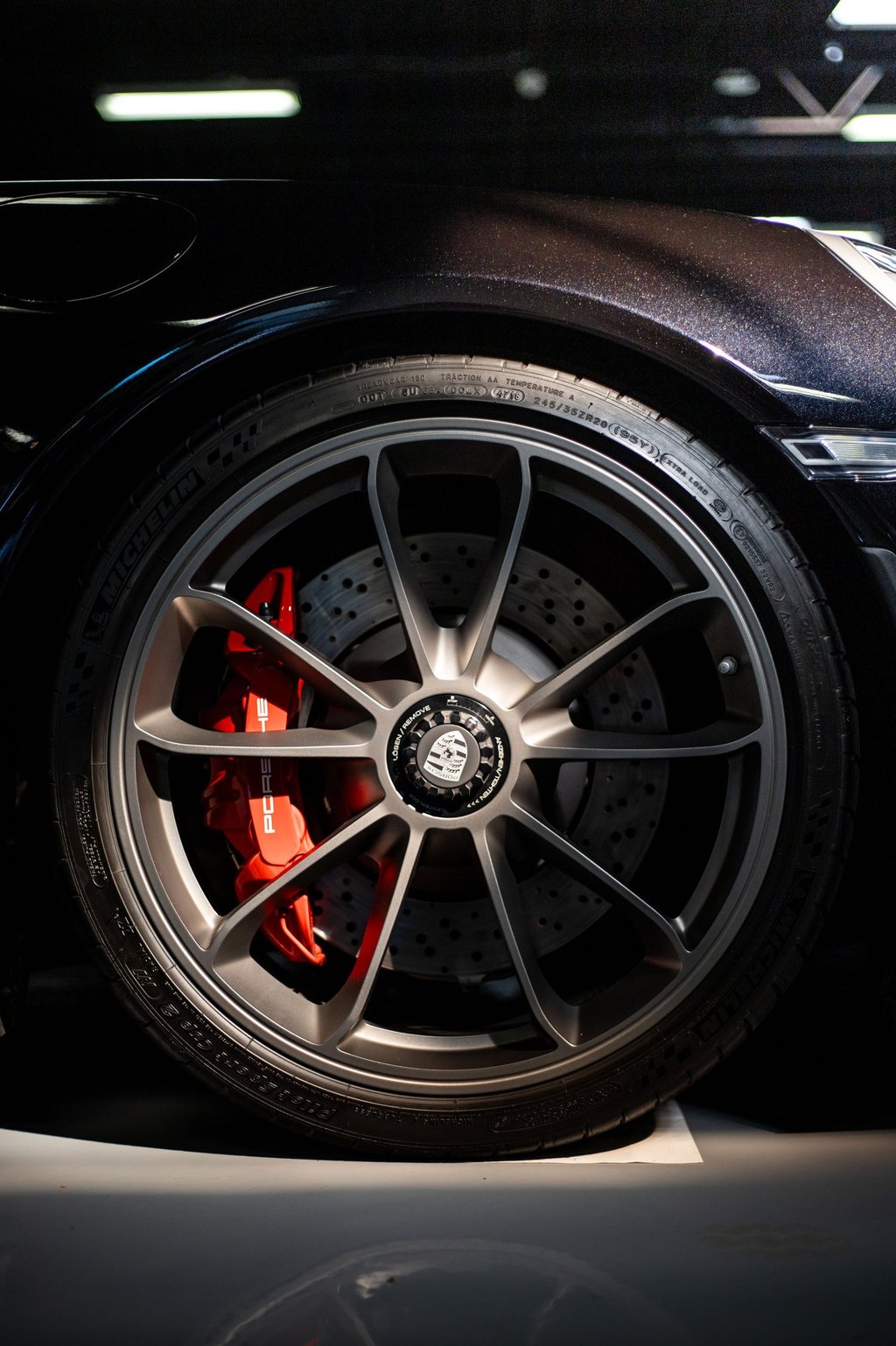 A Porsche GT3 wheel.