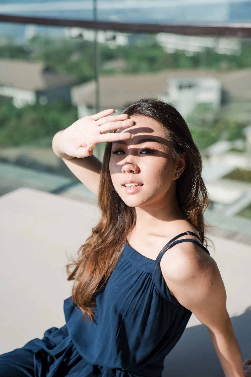 portrait in natural sunlight at apurva kempinski bali nusa dua