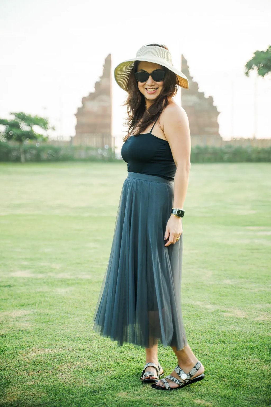 Lifestyle portrait session at Padma Resort Legian Bali with natural light and relaxed tropical setting.