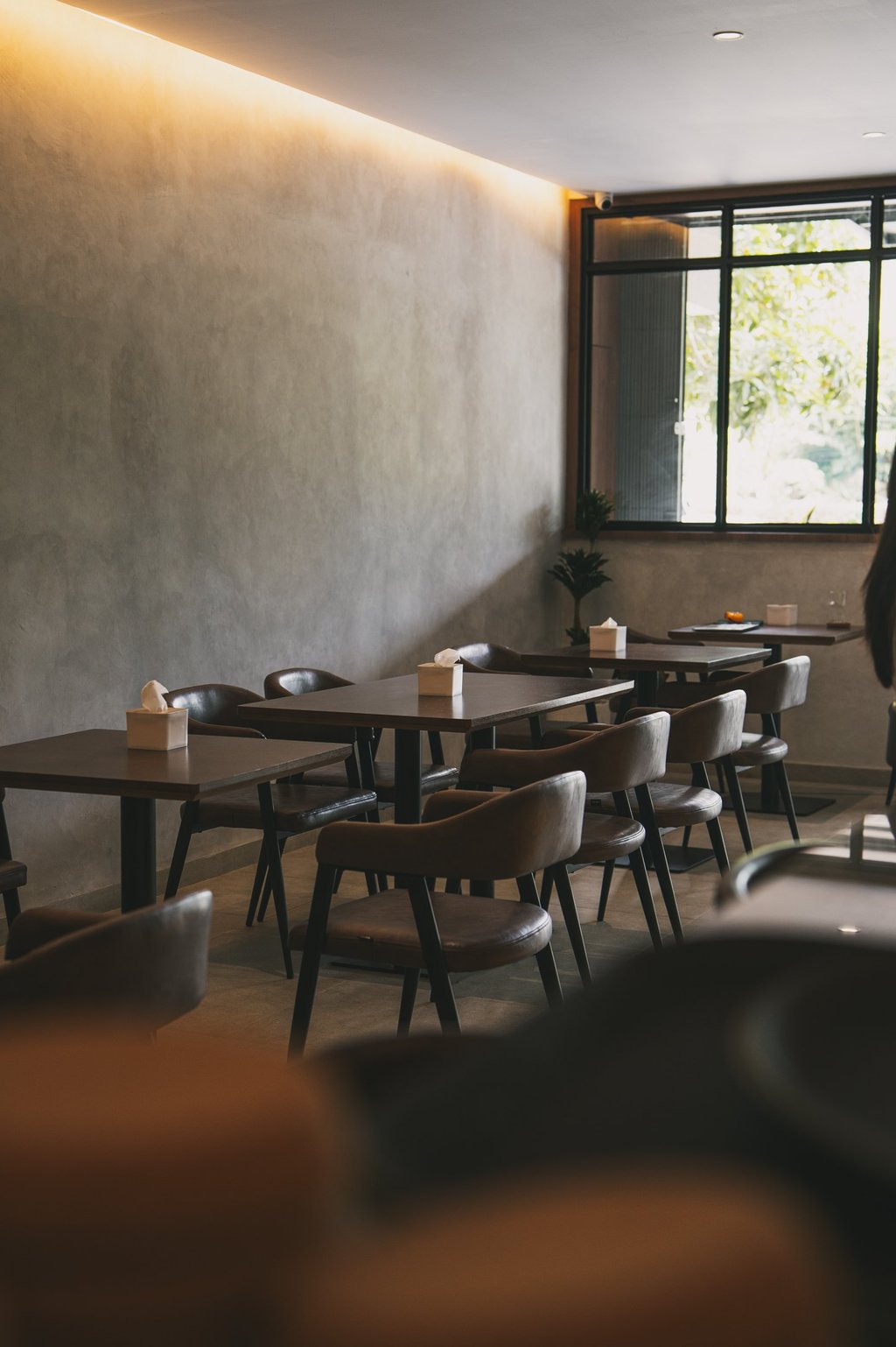 interior seating area at Grind Now Coffee Bar Batam