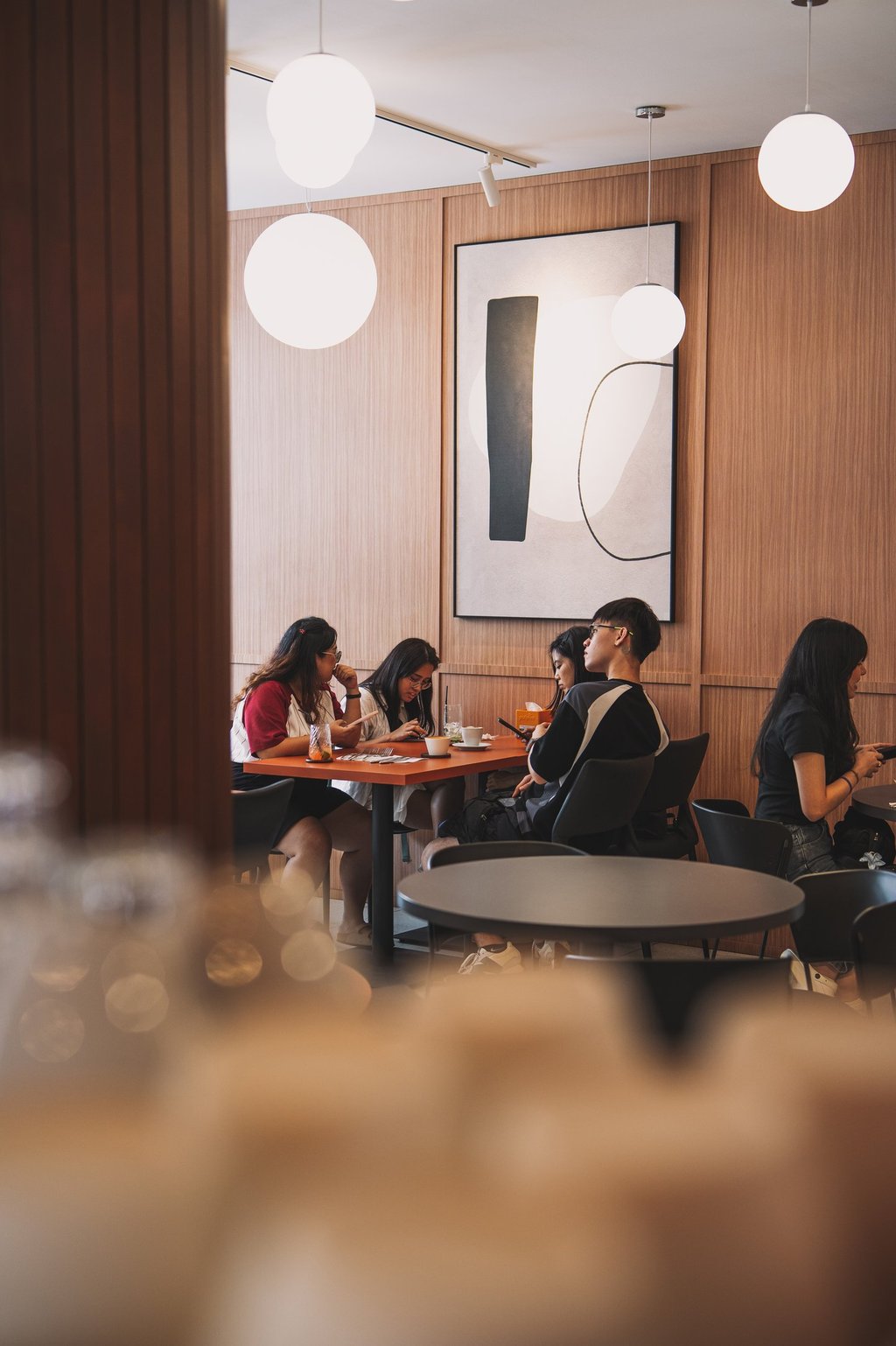 Crowd having lunch at SOI by Nick in Batam