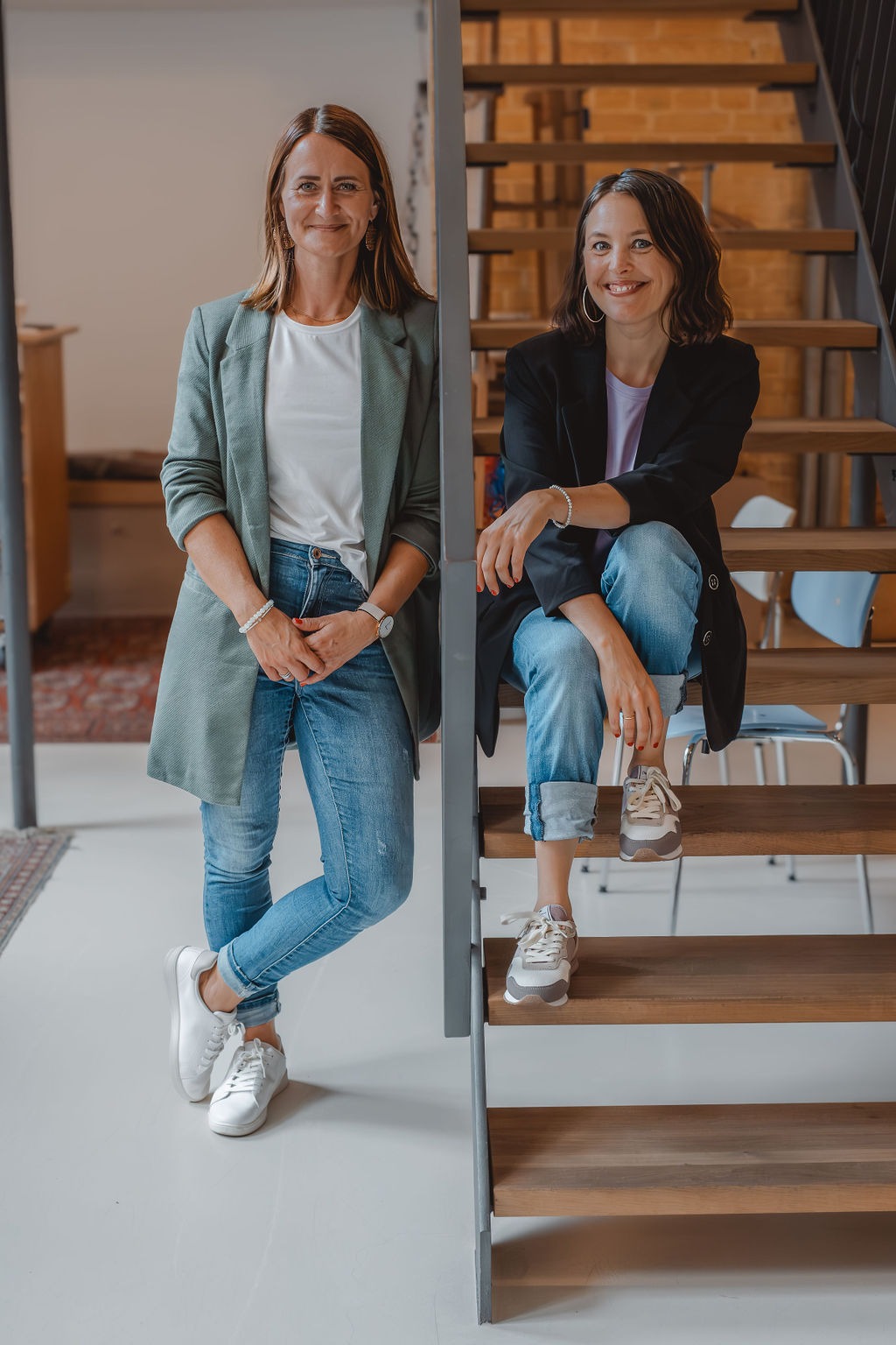 Kathrin Possik und Patricia Bellmann, Gründerinnen von Freddy & Oskar Trauerbegleitung