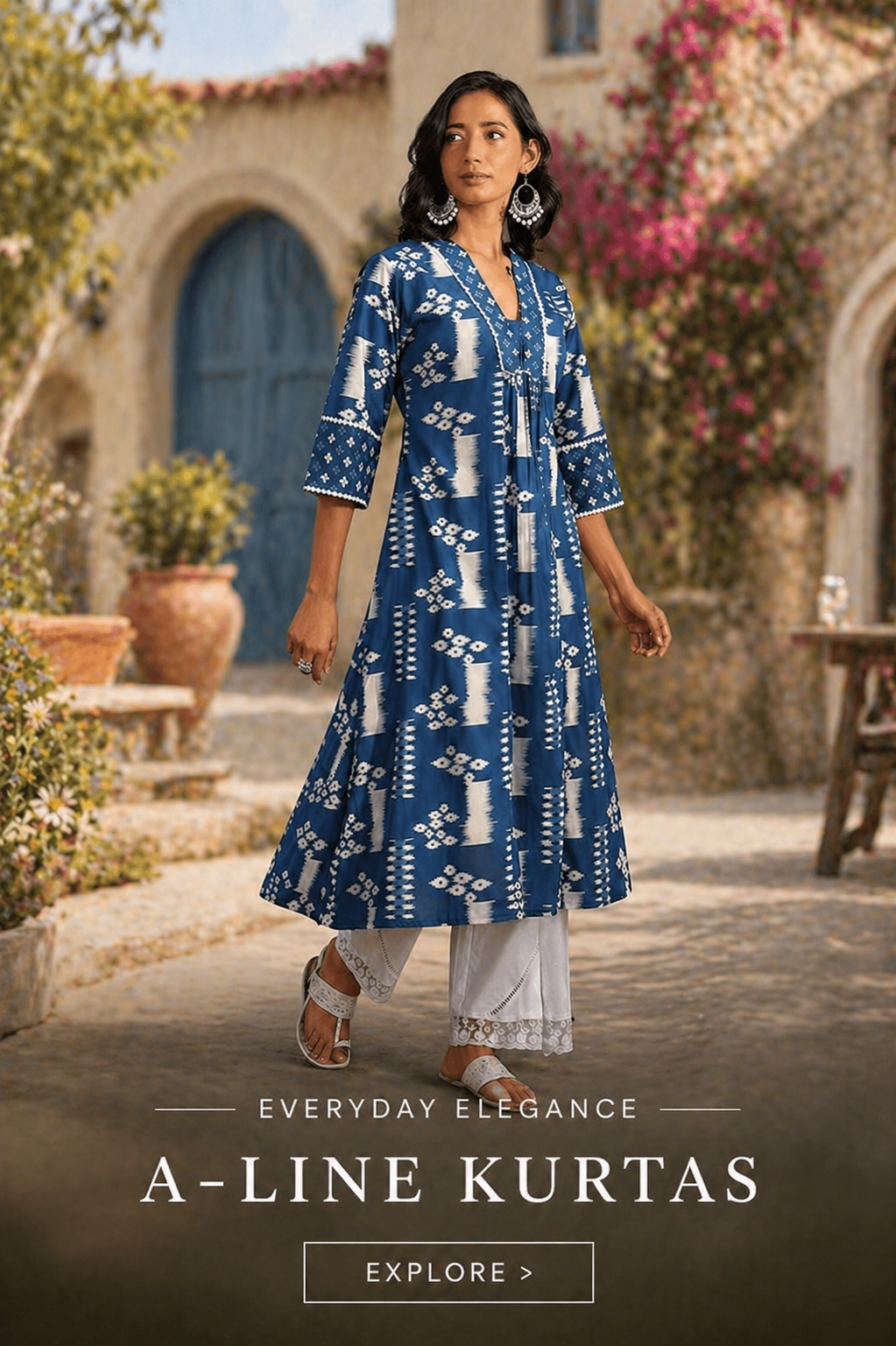 a line kurtas tryshopy
