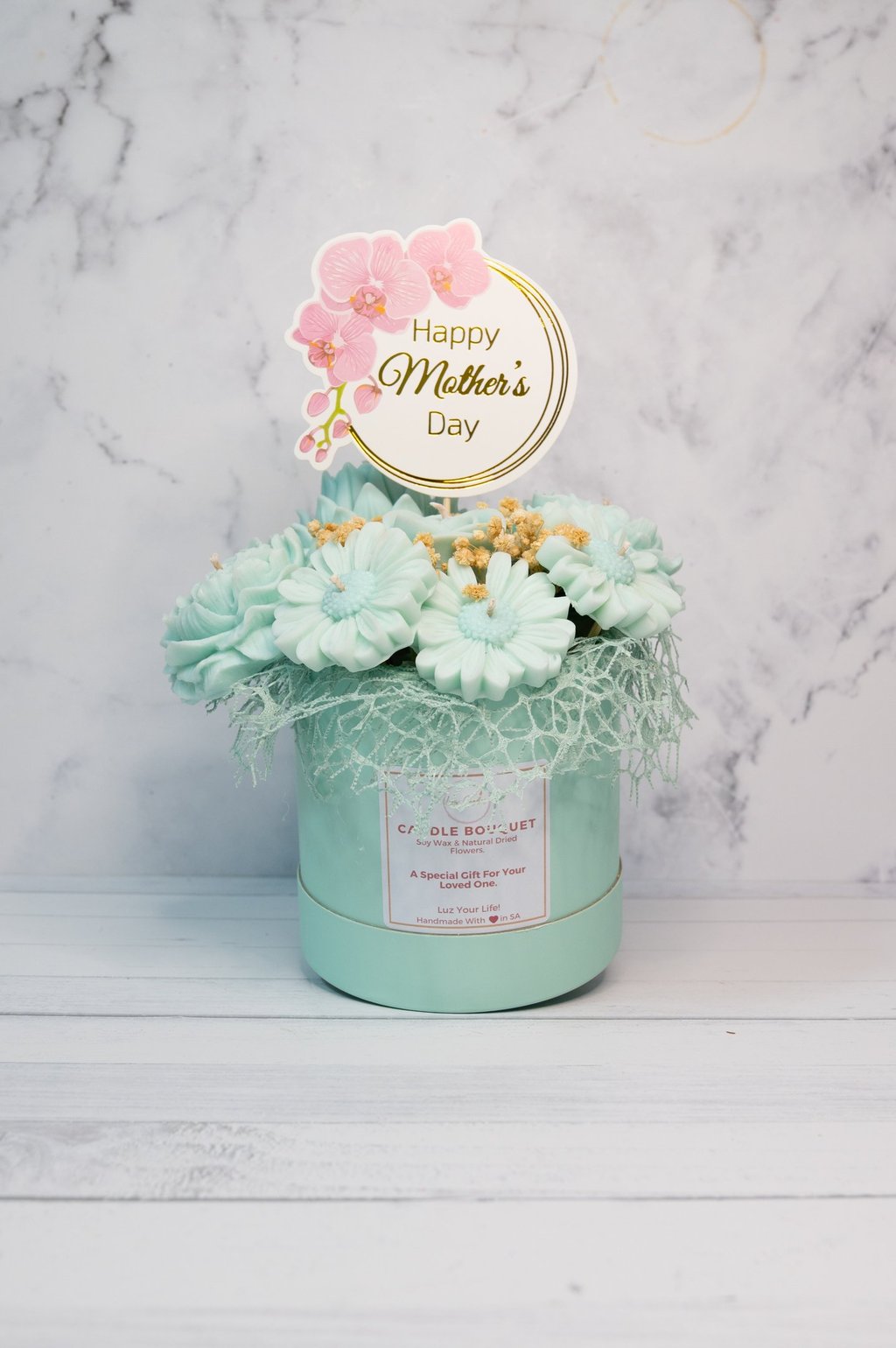 Mother's Day candle bouquet