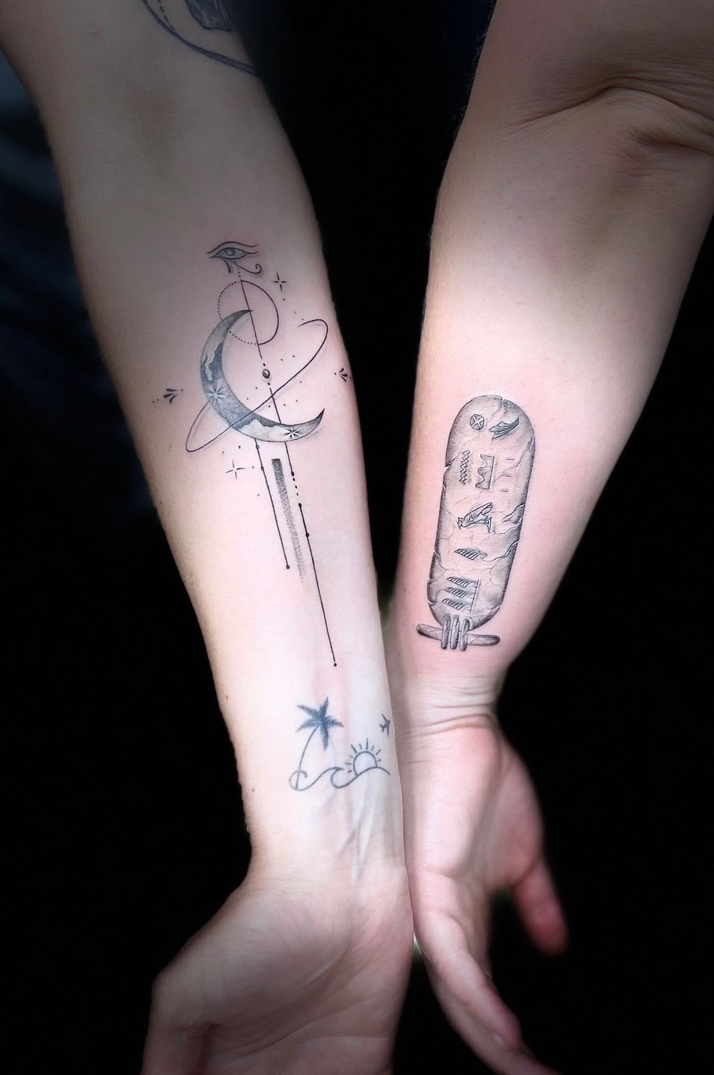 Tiny fine line tattoo on wrist — Hurghada Tattoo Studio