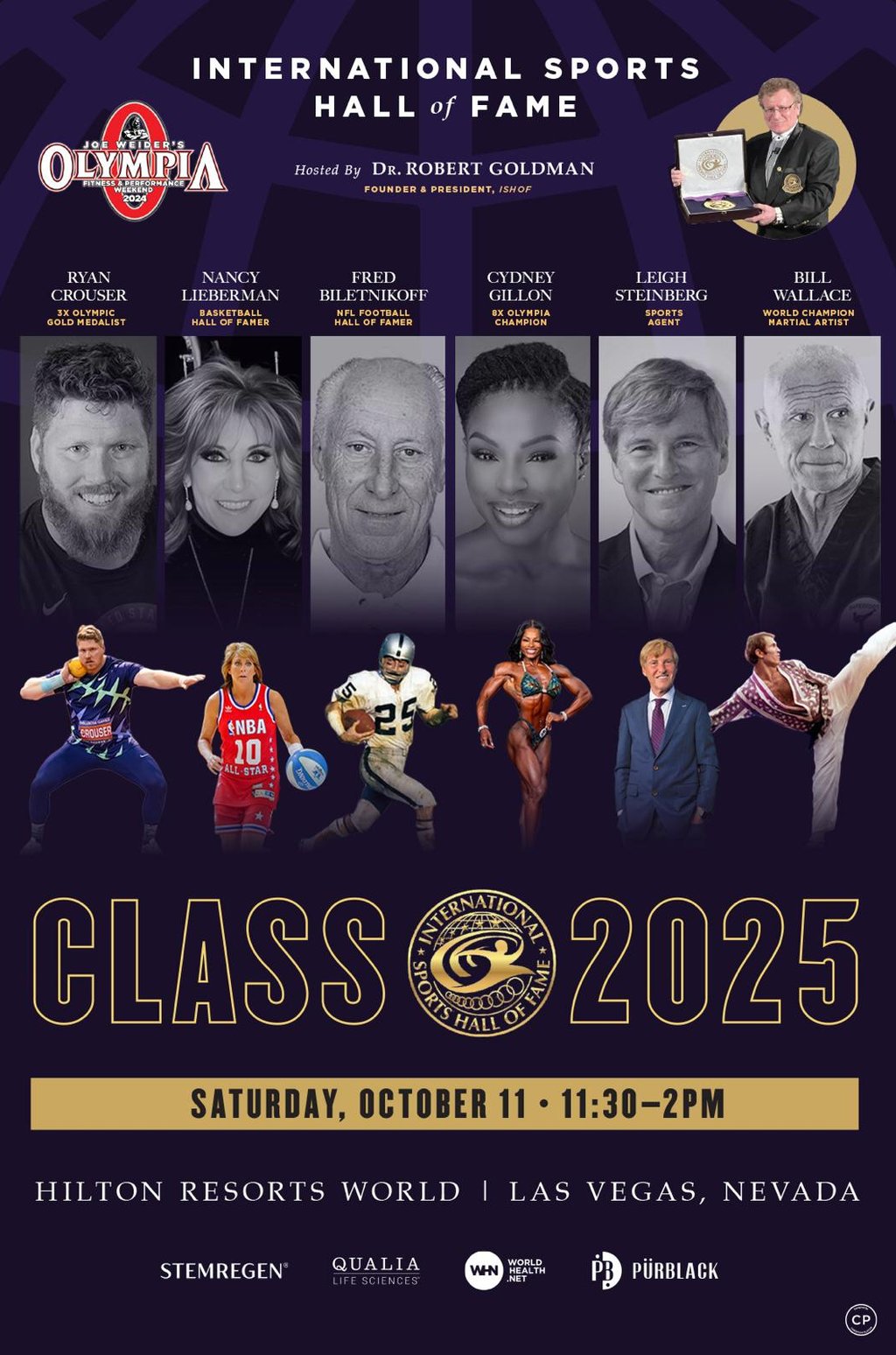 Legends Unite: The International Sports Hall of Fame Class of 2025 Induction Ceremony