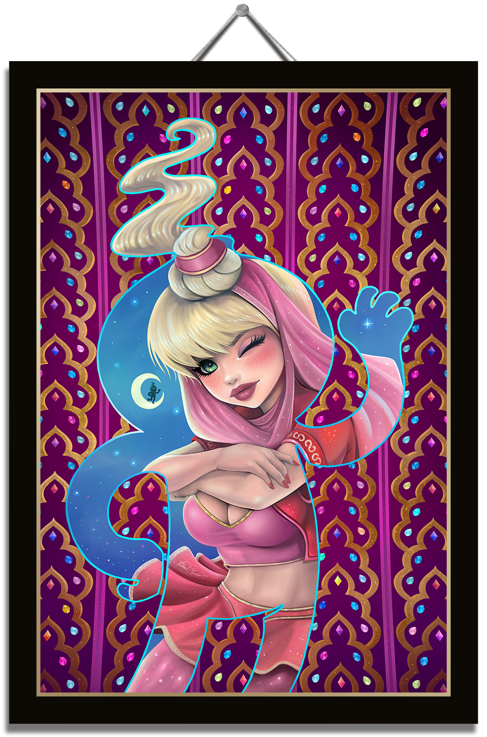 8 Billion Genies framed artwork