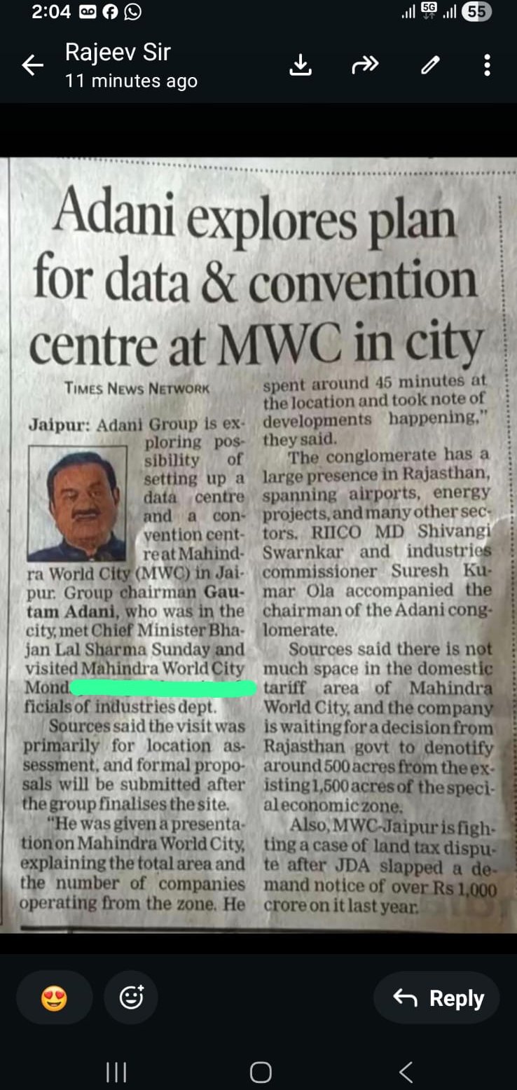 Adani's Big Move in Jaipur: What This Means for JDA Plots & Real Estate