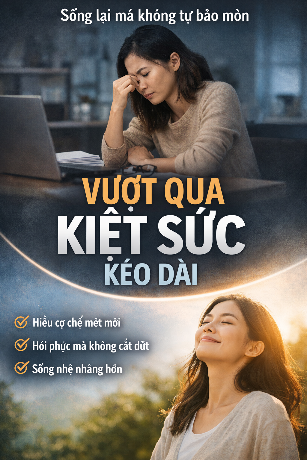 Hiểu vì sao bạn luôn mệt dù không yếu đuối: áp lực xã hội, hệ thần kinh quá tải và cách lấy lại năng