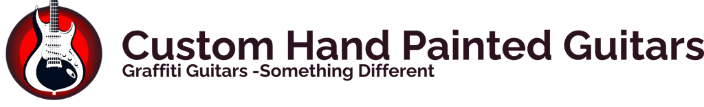 a guitar player holding a guitar and a guitar