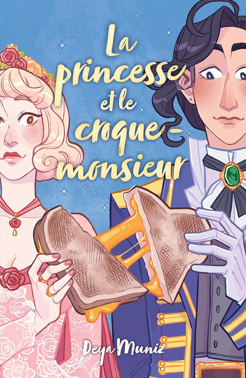 Première de couverture de la BD La princesse et le croque-monsieur