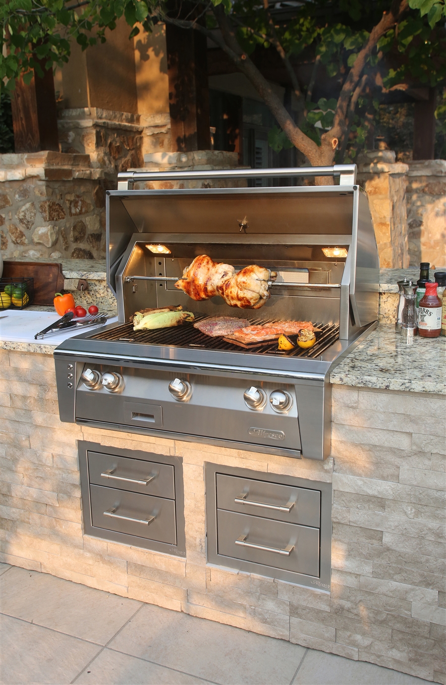 Alfresco parilla asador 