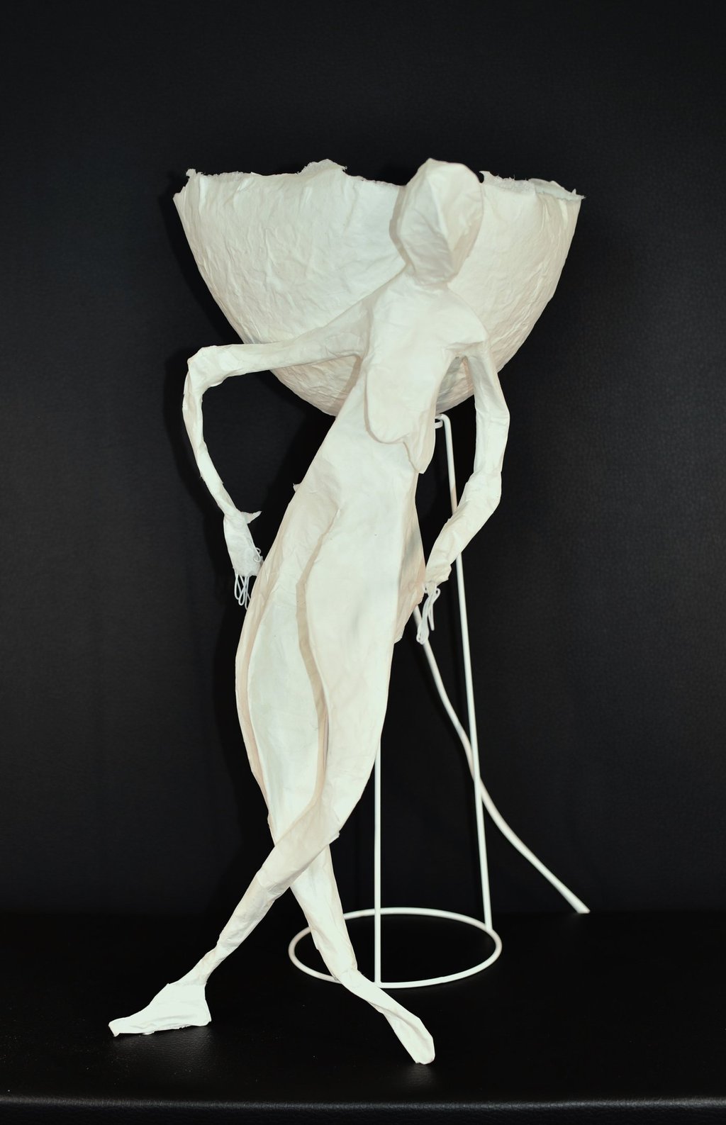 lightened doll paper sculpture Sète