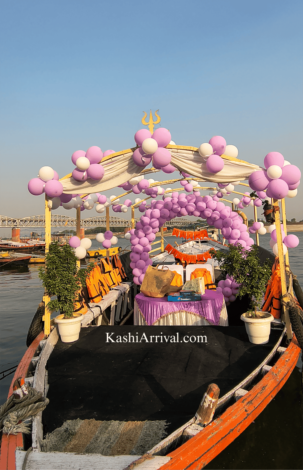 Surprise Birthday on Boat in Varanasi