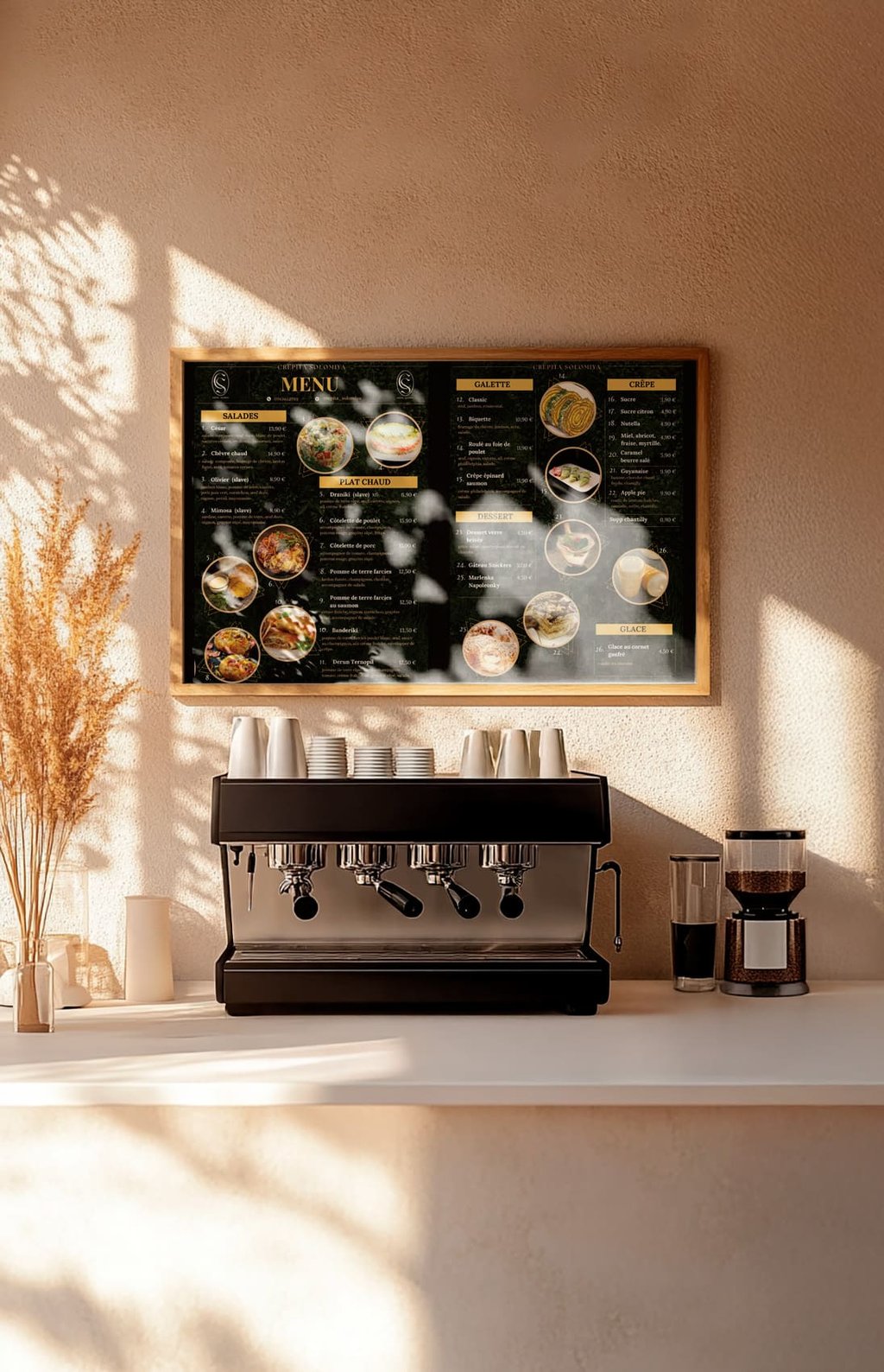 Impression des menus du restaurant Narbonne