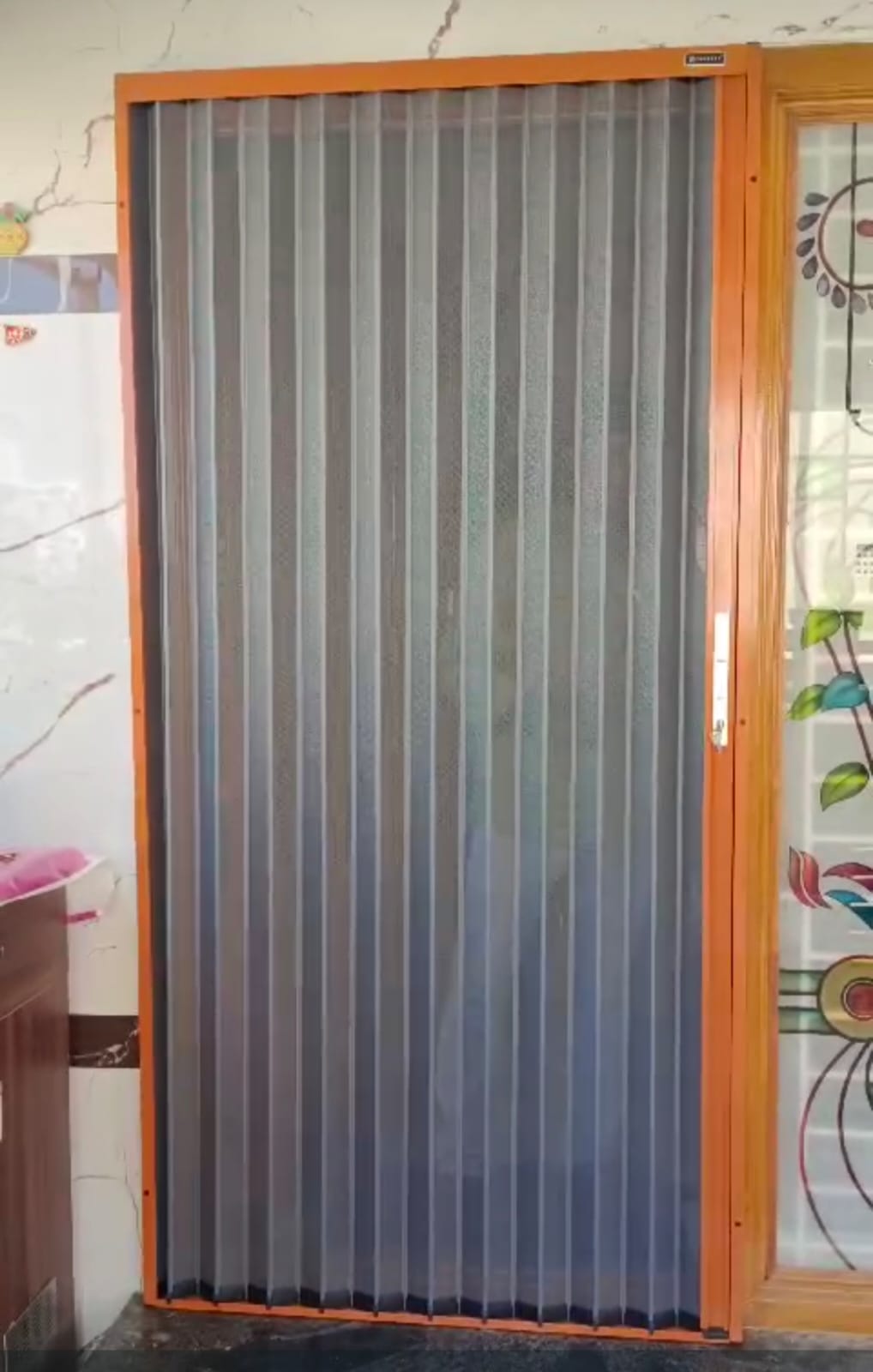 Alluminium mesh and Aluminium frame net strips with lock and key