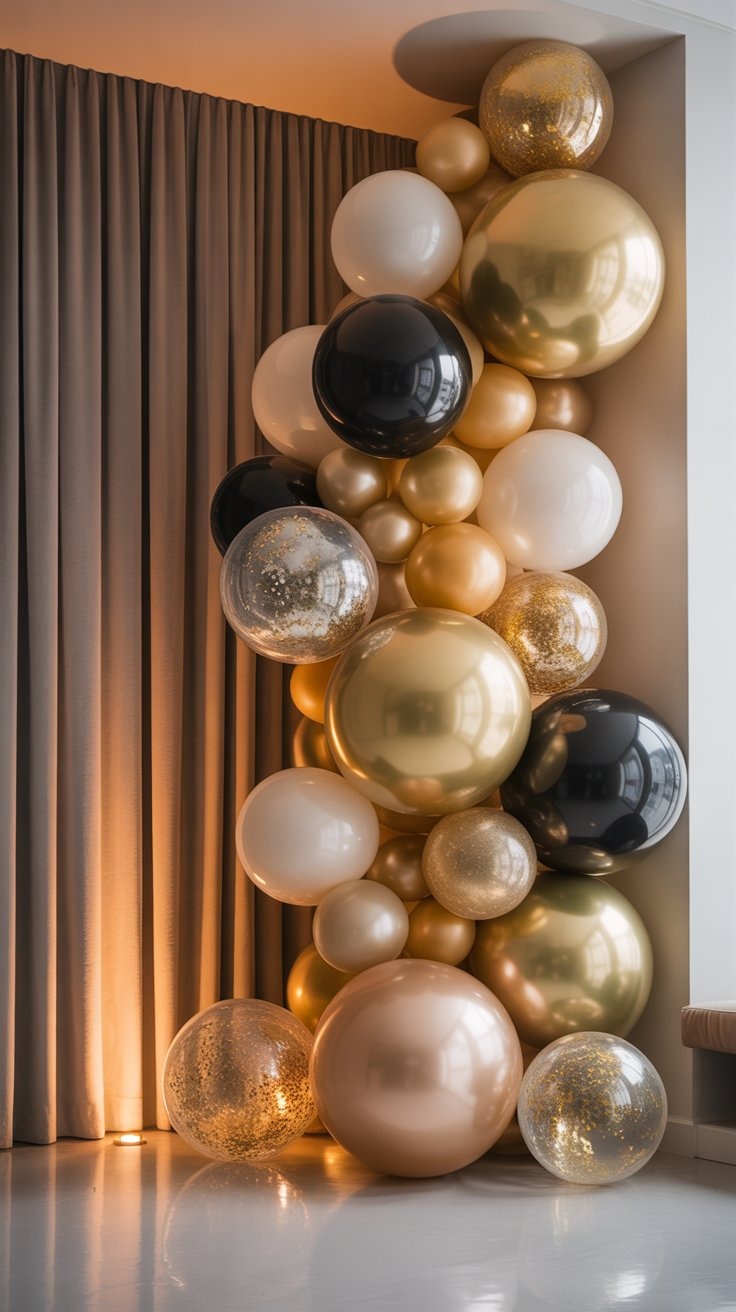 a balloon - filled with balloons and balloons