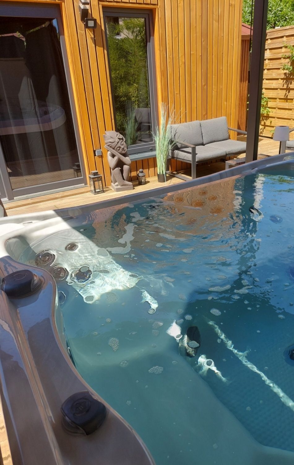 Gîte de luxe avec spa et sauna à Strasbourg - Hôtes et Demeures - jacuzzi demeure 2