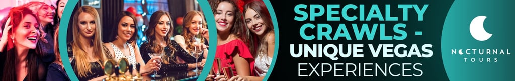 Specialty Crawls – Unique Vegas Experiences by Nocturnal Tours, featuring exclusive nightlife and VIP party options.
