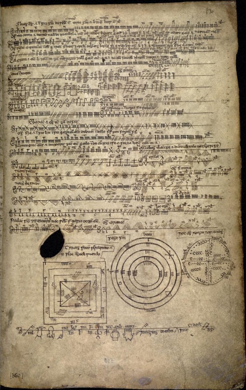 Full page image of page 360 from Book of Ballymote